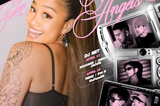 design professional event posters, flyers and promotional graphics