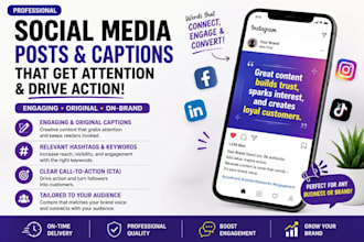 write engaging social media captions