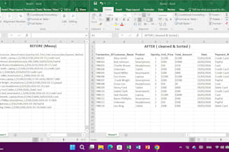 do data sorting formatting and editing