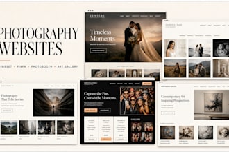 design photography website, pixieset website, pixpa website, photobooth website