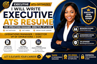write resume for manufacturing manager, plant manager, director, vp