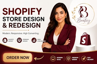 shopify store redesign shopify store