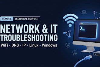 troubleshoot your wifi, network or IT problem remotely