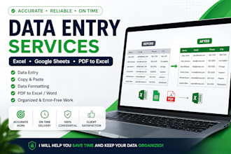 your virtual assistant for data entry and simple tasks