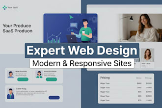 build a modern responsive 1 page business website