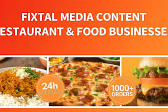 design eye catching restaurant and food social media posts
