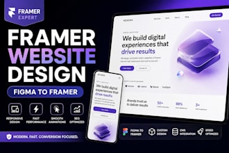 design framer website, framer landing page, figma to framer