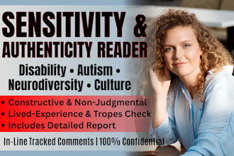 sensitivity read for disability autism neurodiversity and cultural authenticity