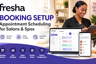 set up fresha booking and appointment scheduling for salons and spas