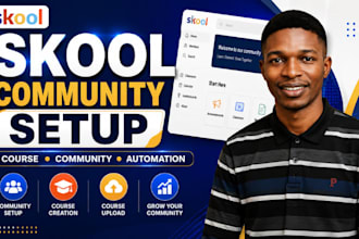 skool community and create your online course