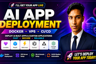 deploy your ai built app with docker, vps, cpanel and ci,cd