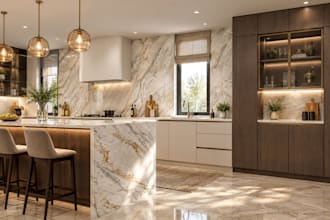 3d design kitchen and bath realistic model and visualization