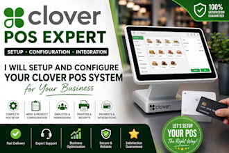 create clover pos and setup system