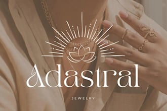 make aesthetic minimalist logo with unlimited revision