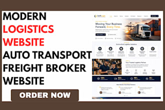 logistics website trucking website freight website cargo website dispatch webs