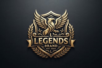 design an iconic legends logo for your brand