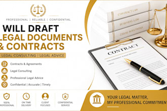 draft legal documents contracts, legal consulting, legal advice