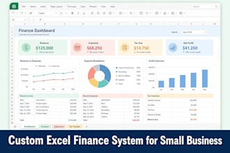 build excel tax trackers with monthly financial reports