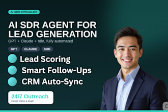 build an ai sdr agent for lead generation and sales automation ai sales agent