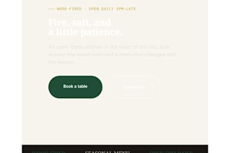 build a modern restaurant website with ai chatbot