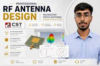 design and simulate microstrip patch antenna in cst
