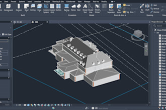 modeling revit from autocad, point cloud
