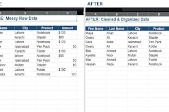 clean and organize your excel spreadsheet data