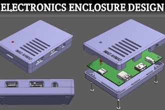 design custom electronics and pcb enclosures for 3d printing in solidwork