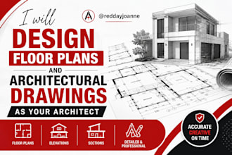 design floor plans and architectural drawings