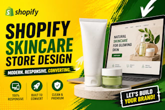 design a skincare website for a modern beauty brand