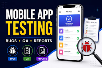 manually test your mobile app and find bugs