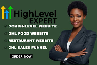 build ghl bistro site ghl food business gohighlevel restaurant website