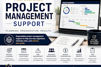 professional project coordination and administrative support