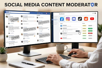 manage content on your platform or account, content moderation
