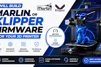 build marlin or klipper firmware for your 3d printer
