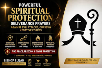 pray over dark evils, financial breakthrough, and give prophetic prayer