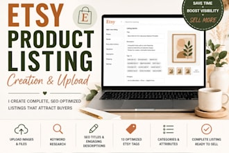 create and upload product listings for your etsy shop