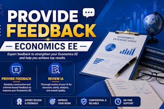provide feedback on you ib economics ee