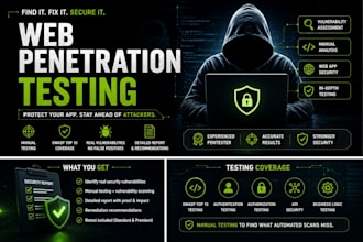 penetration test your web application