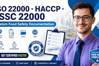 develop iso 22000 haccp fssc 22000 food safety documentation