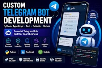 create bot automate job scripts in python python project