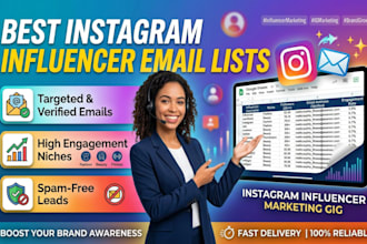 find instagram influencer email lists for influencer marketing