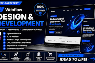 be your webflow expert for design, development, figma to webflow, xd to webflow