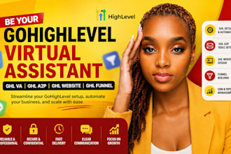 be your gohighlevel virtual assistant ghl va ghl a2p ghl va ghl website funnel