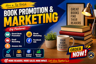 run amazon kdp ads, ebook marketing book promotion and trailer