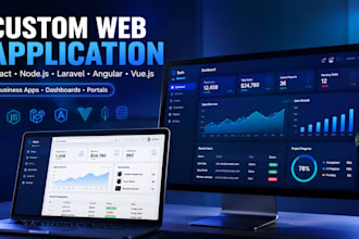 develop a custom web application for your business