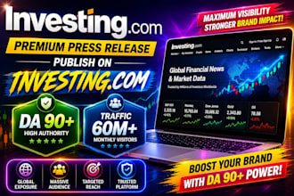 publish or distribute your crypto pr on  investing dr90