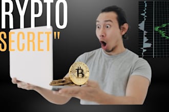 design professional crypto and finance youtube thumbnail