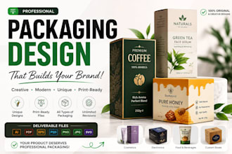 create a pixel perfect packaging box design with die cut