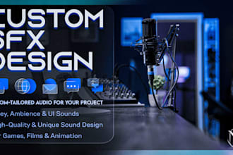 create sound effects and provide audio post production